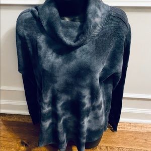 NWT Maeve Waffle Tie Dye top  Sz. M(Anthropologie)